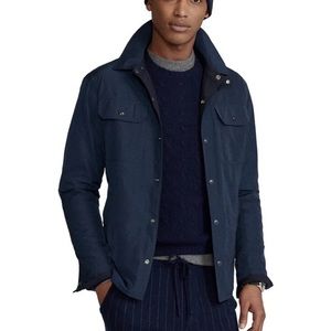 New Men’s Ralph Lauren Polo Classic Reversible Shirt Jacket XXL Aviator Navy